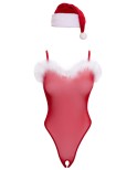 Ensemble body et bonnet de Noel - par Cottelli Lingerie
