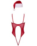 Ensemble body et bonnet de Noel - par Cottelli Lingerie