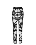 Jupe longue fendue Bondesque F360 - par Noir Handmade
