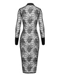 Robe fourreau Noirelle F376 - par Noir Handmade