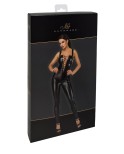 Combinaison lacée en wetlook Vixen F362 - par Noir Handmade