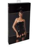 Corset porte-jarretelle vinyle Dominae F381 - par Noir Handmade