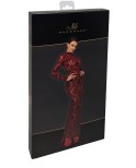 Robe fendue en tulle floqué Kink Royal F383 - par Noir Handmade