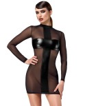Mini robe tulle et wetlook Crossfire F369 - par Noir Handmade Mini robe tulle et wetlook Crossfire F369 - par Noir Handmade