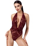 Body en tulle floqué Kink Royal F386 - par Noir Handmade