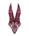 Body en tulle floqué Kink Royal F386 - par Noir Handmade