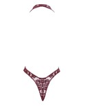 Body en tulle floqué Kink Royal F386 - par Noir Handmade