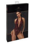 Body en tulle floqué Kink Royal F386 - par Noir Handmade