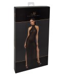 Robe longue en maille pailletée Onyx F372 - par Noir Handmade