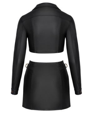 Ensemble top et jupe courte noir - Cottelli PARTY 
