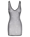 Mini robe maille et strass - par Cottelli PARTY