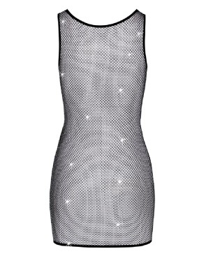 Mini robe maille et strass - Cottelli PARTY
