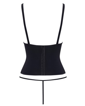 Ensemble corset seins nus noir - Cottelli PARTY 