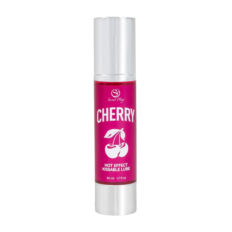 Huile Massage & Lubrifiant Chauffant Cerise - Secret Play
