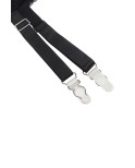Porte-jarretelles et string, étroite Noir - Litolu Lingerie