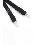 Porte-jarretelles dentelle large Noir - Litolu Lingerie