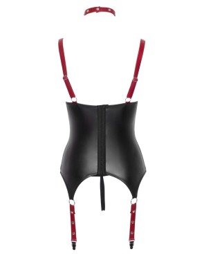 Ensemble ouvert avec collier et menottes - Cotelli Bondage