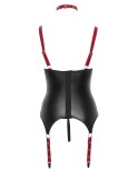 Ensemble ouvert avec collier et menottes - par Cottelli Bondage
