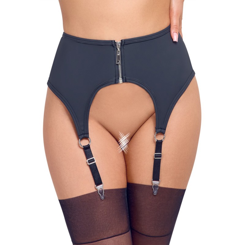Porte-jarretelles noir mat - par Cottelli LINGERIE