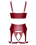 Ensemble seins nus 3 pièces Rouge - par Cottelli LINGERIE