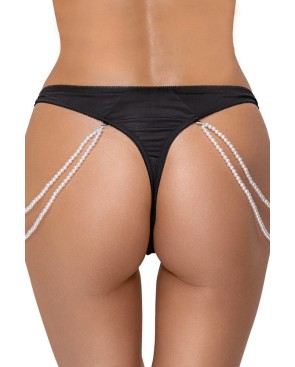 String Rio avec chaines de perles - par Cottelli LINGERIE