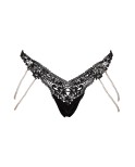 String Rio avec chaines de perles - par Cottelli LINGERIE