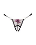 String ouvert Fleur brodée - par Cottelli LINGERIE