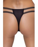String ouvert Rio noir en dentelle - par Cottelli LINGERIE