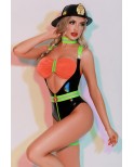 Déguisement de femme Pompier sexy 6 pièces - par J Lingerie Déguisement de femme Pompier sexy 6 pièces - par J Lingerie