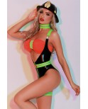 Déguisement de femme Pompier sexy 6 pièces - par J Lingerie Déguisement de femme Pompier sexy 6 pièces - par J Lingerie