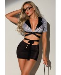 Déguisement d'enseignante sexy 5 pièces - par J Lingerie