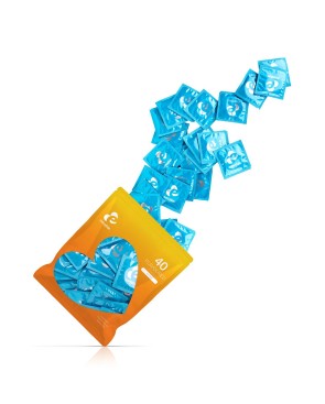 40 préservatifs parfumés - EasyGlide