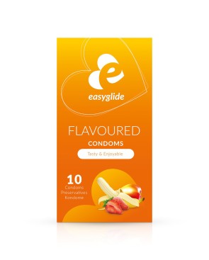 10 préservatifs parfumés - EasyGlide