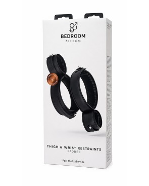 Menottes bondage cuisses et poignets - Bedroom Fantasies