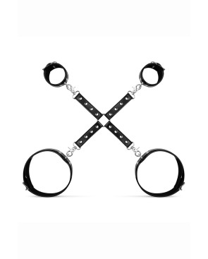 Ensemble menottes et croix hogtie - par Bedroom Fantasies