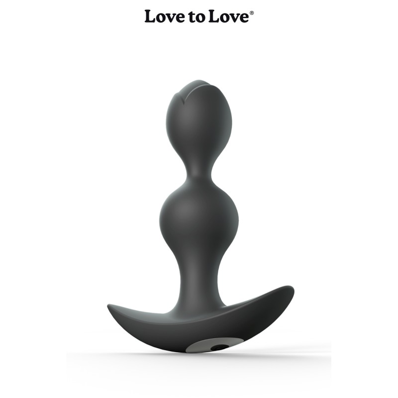 Plug anal vibrant Twinny Bud noir - Love to Love