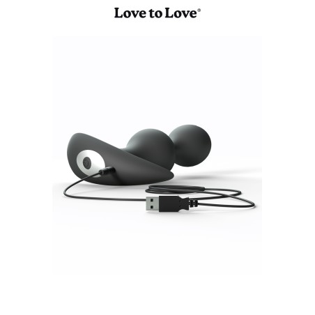 Plug anal vibrant Twinny Bud noir - Love to Love