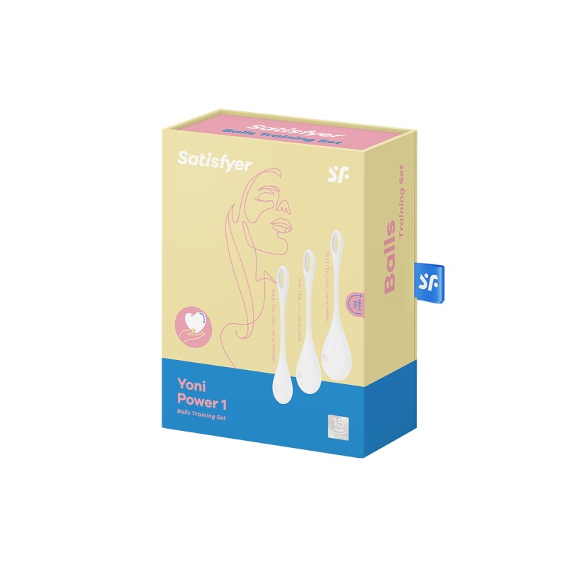 Kit d'entrainement pelvien Yoni Power 1  - Satisfyer
