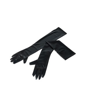 Gants extra longs Wetlook- par Cottelli Accessoires