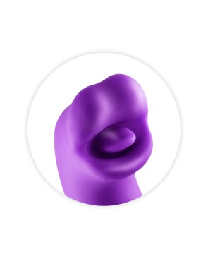 Vibromasseur rabbit 3-en-1 Kissy violet - par Yoba