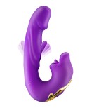 Vibromasseur rabbit 3-en-1 Kissy violet - par Yoba
