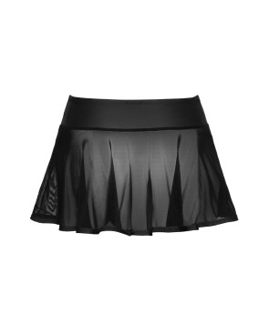 Mini-jupe noire transparente - Cottelli PARTY