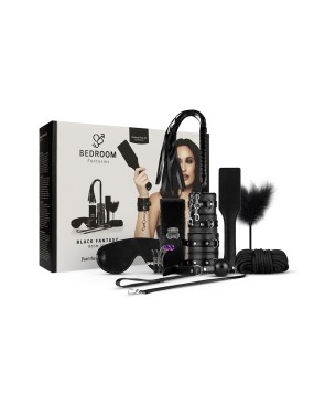 Coffret BDSM  Black Fantasy 10 accessoires - Bedroom Fantasies