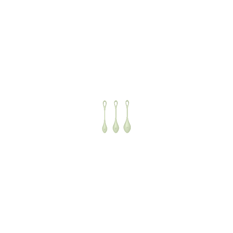 Kit d'entrainement pelvien Yoni Power 2 Bleu/vert - Satisfyer