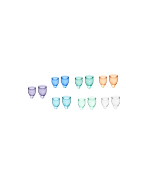 Set de 2 Coupes Menstruelles Satisfyer Feel Confident | DidonDidon