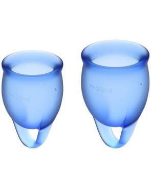 2 Coupes menstruelles Satisfyer 15ml + 20ml  Feel Confident