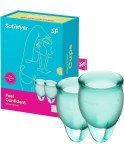 2 Coupes menstruelles Satisfyer 15ml + 20ml  Feel Confident