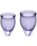 2 Coupes menstruelles Satisfyer 15ml + 20ml  Feel Confident