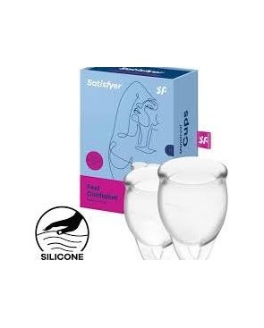 Set de 2 Coupes Menstruelles Satisfyer Feel Confident | DidonDidon