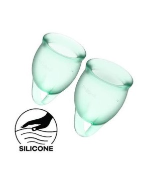 Set de 2 Coupes Menstruelles Satisfyer Feel Confident | DidonDidon